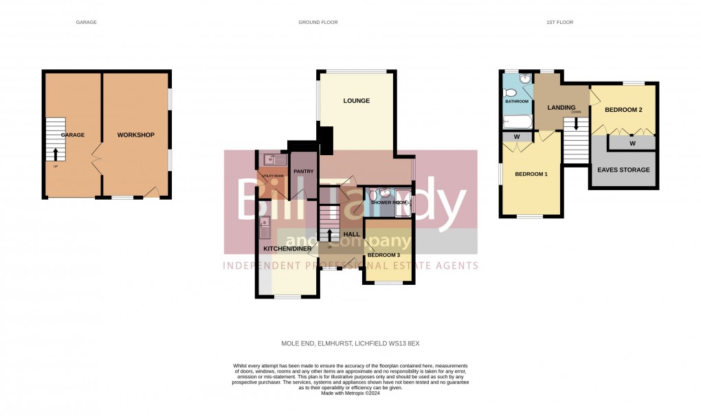 Floorplan for Elmhurst, Lichfield, Staffordshire