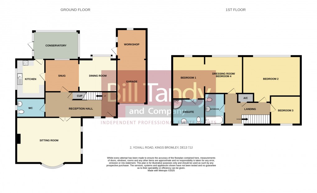 Floorplan for Kings Bromley, Burton-on-Trent, Staffordshire