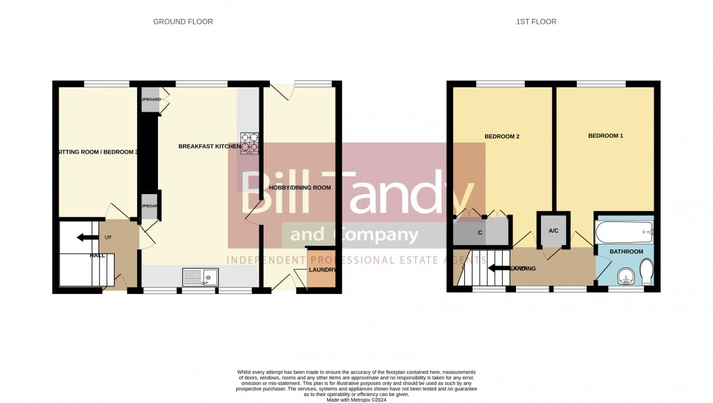 Floorplan for Chase Road, Burntwood, Staffordshire