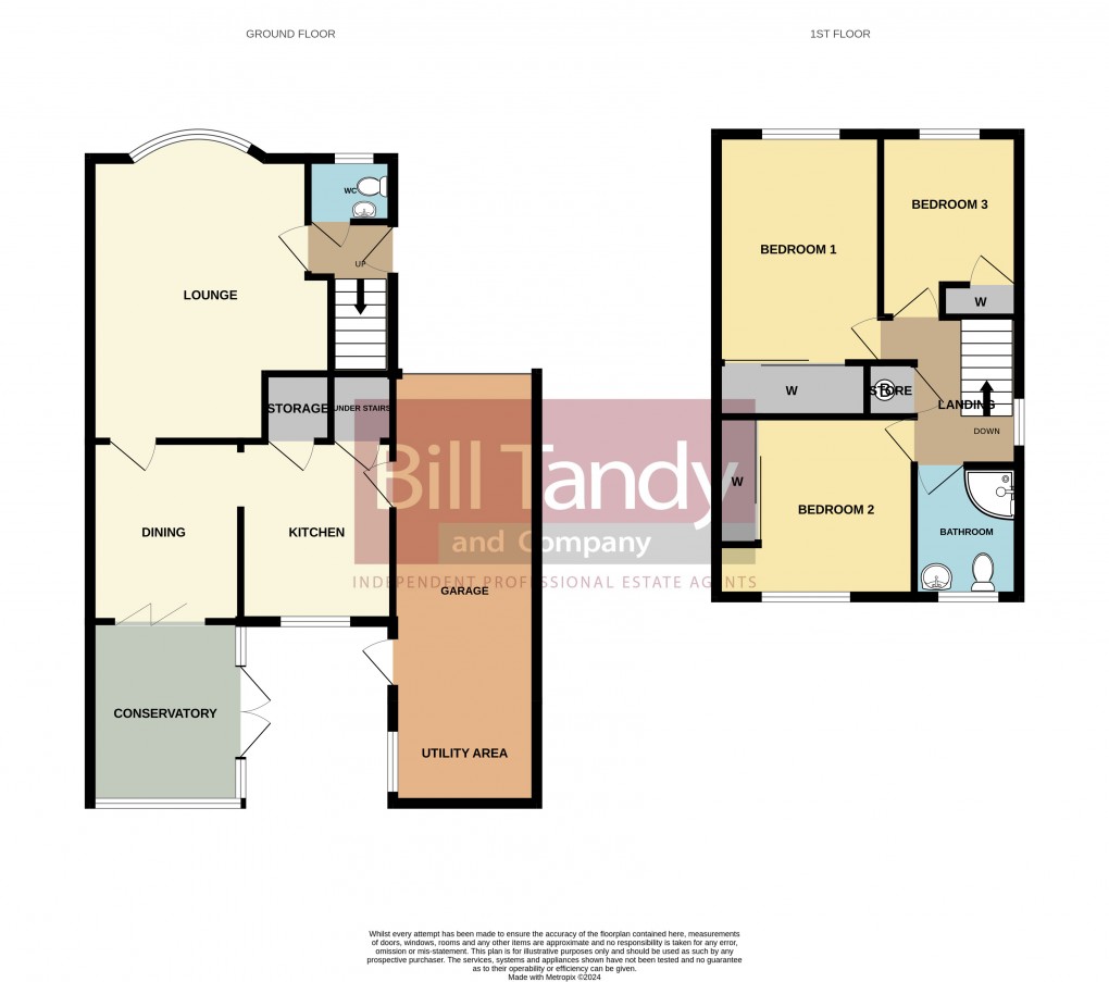 Floorplan for Cannock Road, Burntwood, Staffordshire