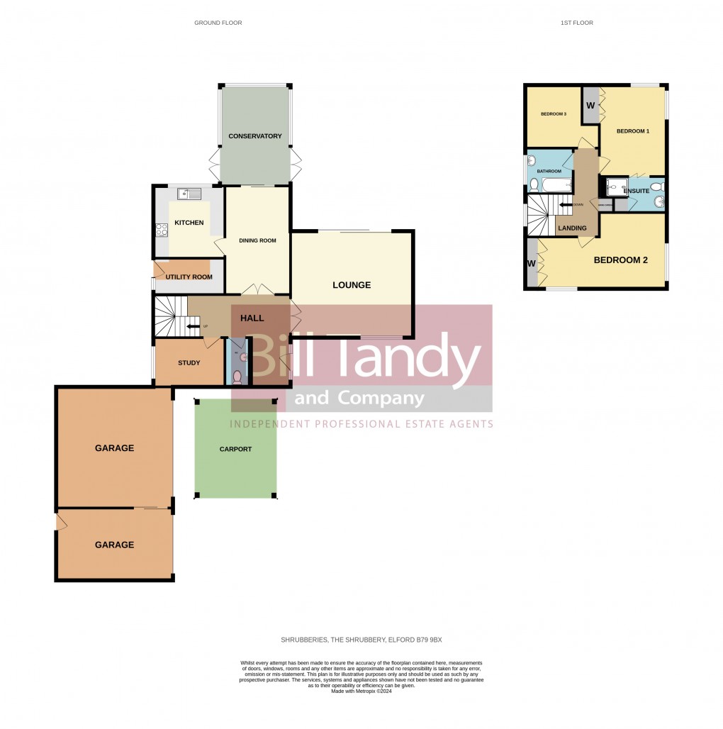 Floorplan for Elford, Tamworth, Staffordshire