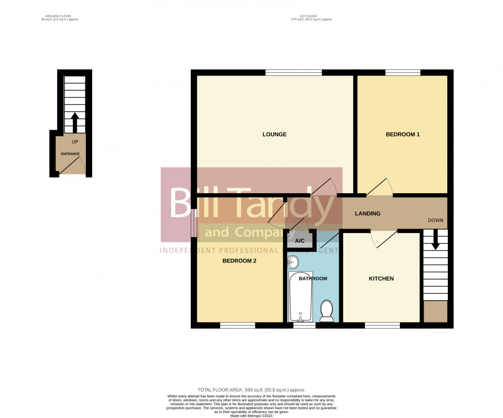 Floorplan for Highfields, Burntwood, Staffordshire