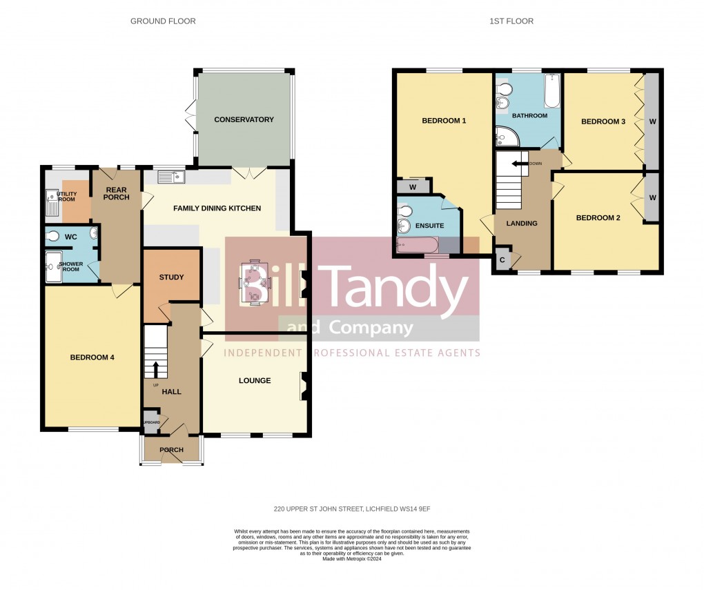 Floorplan for Upper St John Street, Lichfield, Staffordshire