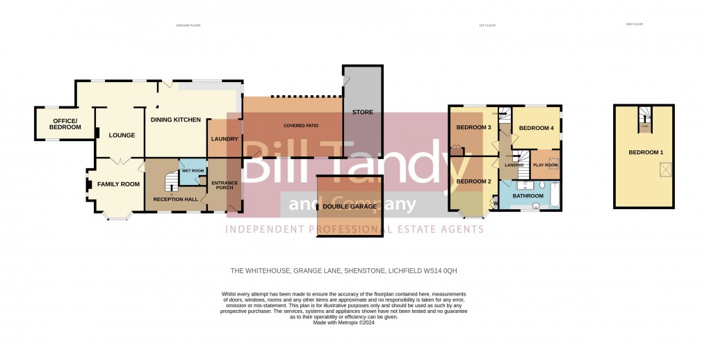 Floorplan for Shenstone, Lichfield, Staffordshire