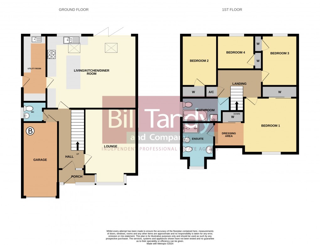 Floorplan for Fair Lady Drive, Burntwood, Staffordshire