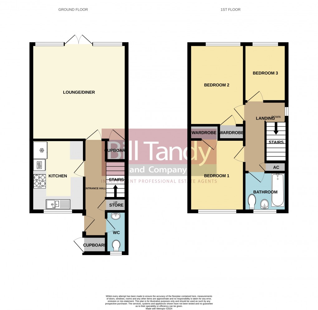 Floorplan for Redwood Drive, Burntwood, Staffordshire