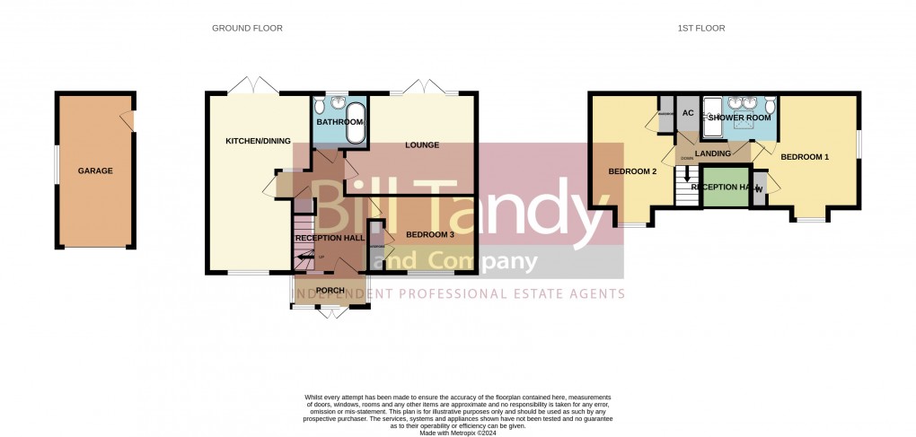 Floorplan for Hazelmere Drive, Burntwood, Staffordshire