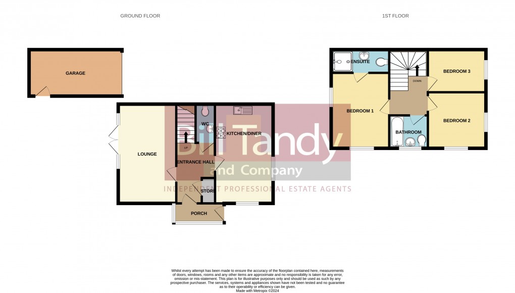 Floorplan for Howdle Road, Burntwood, Staffordshire