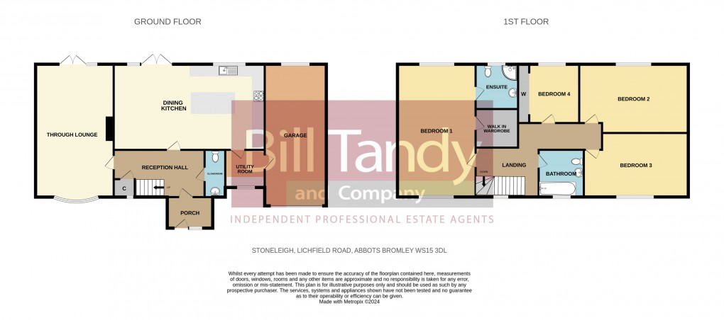 Floorplan for Abbots Bromley, Rugeley, Staffordshire