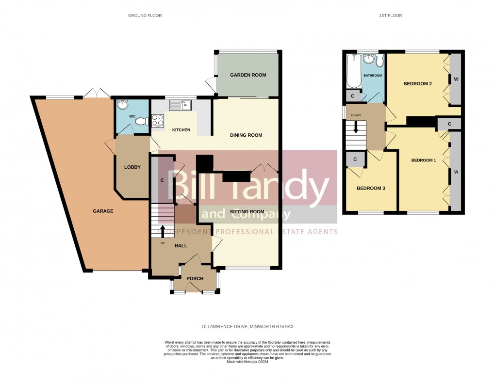 Floorplan for Minworth, Sutton Coldfield, West Midlands