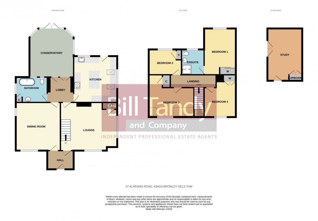 Floorplan for Kings Bromley, Burton-on-Trent, Staffordshire