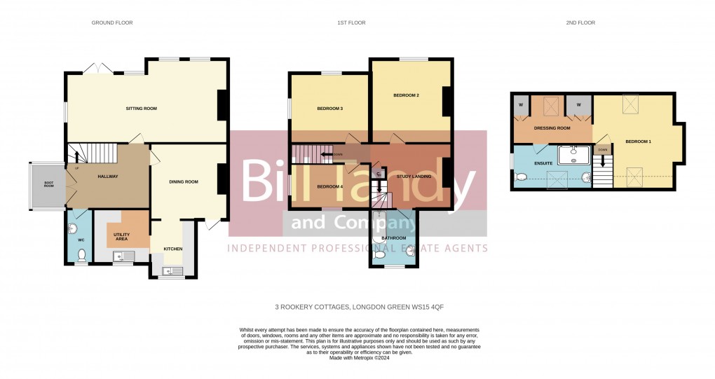 Floorplan for Longdon Green, Rugeley, Staffordshire