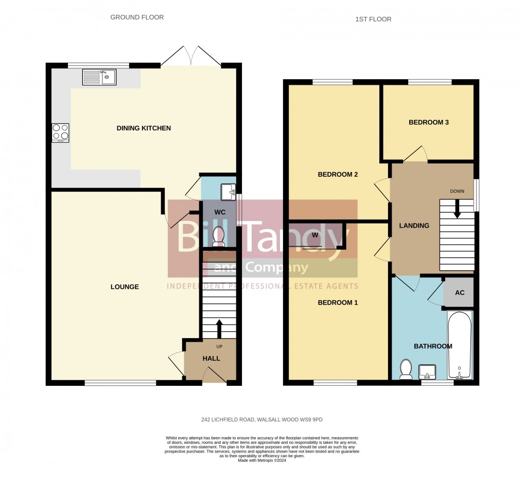 Floorplan for Walsall Wood, Walsall, West Midlands