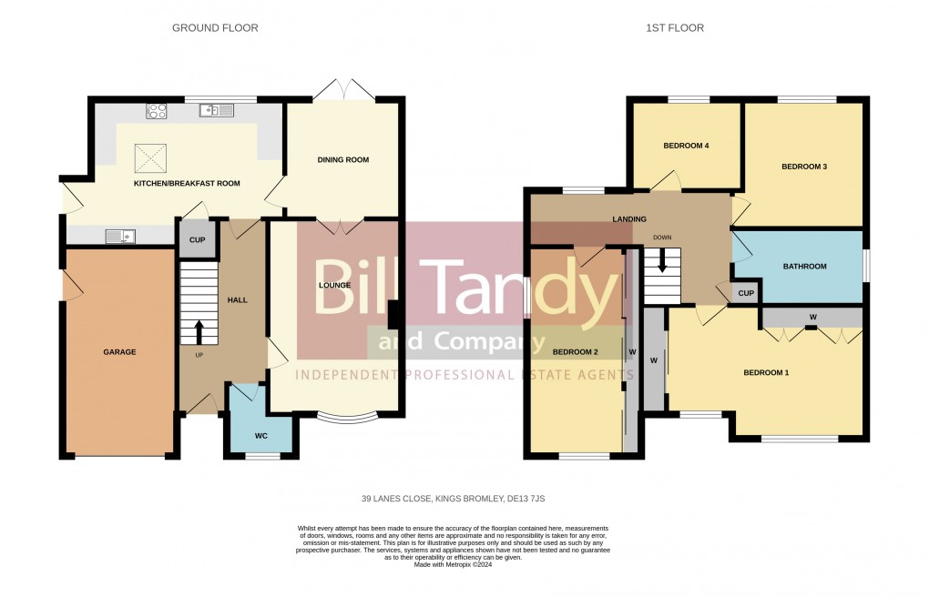 Floorplan for Kings Bromley, Burton-on-Trent, Staffordshire