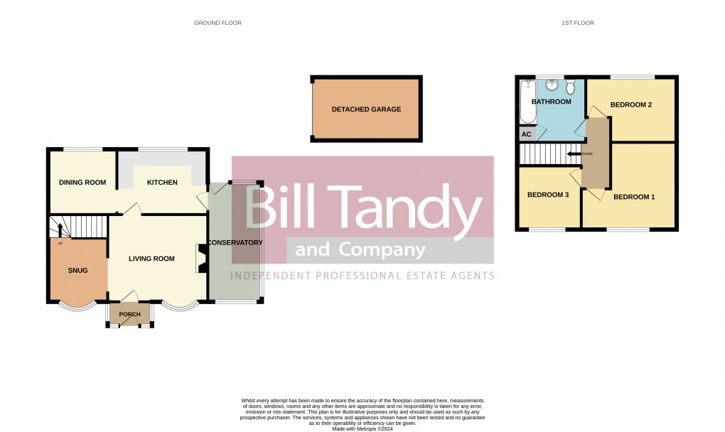 Floorplan for Gentleshaw, Rugeley, Staffordshire