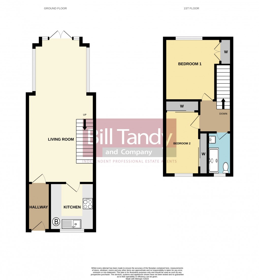 Floorplan for Walnut Walk, Lichfield, Staffordshire