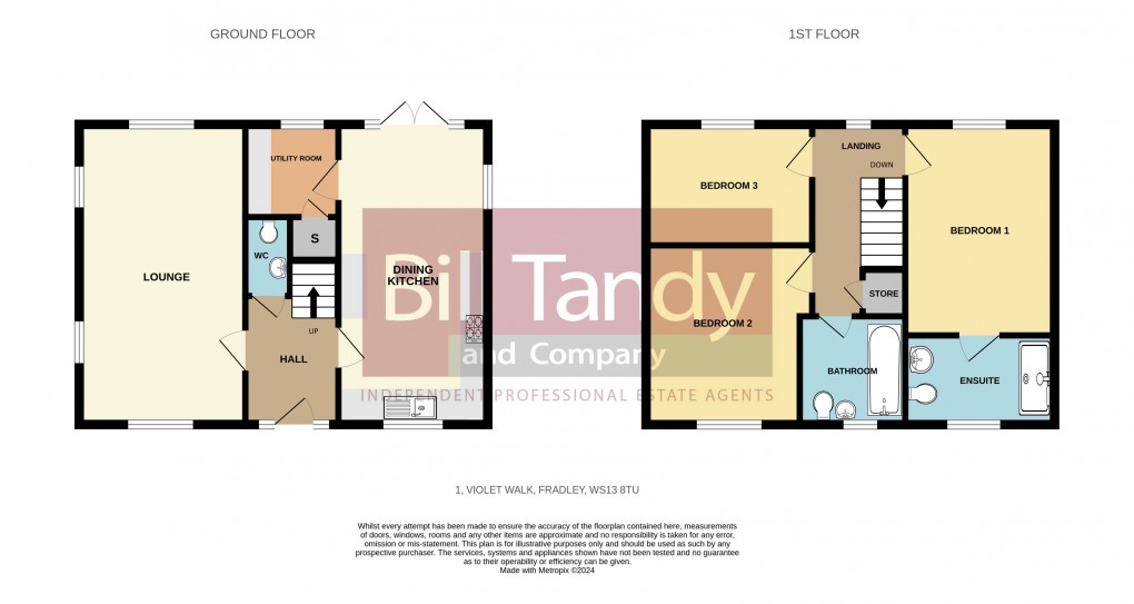 Floorplan for Fradley, Lichfield, Staffordshire