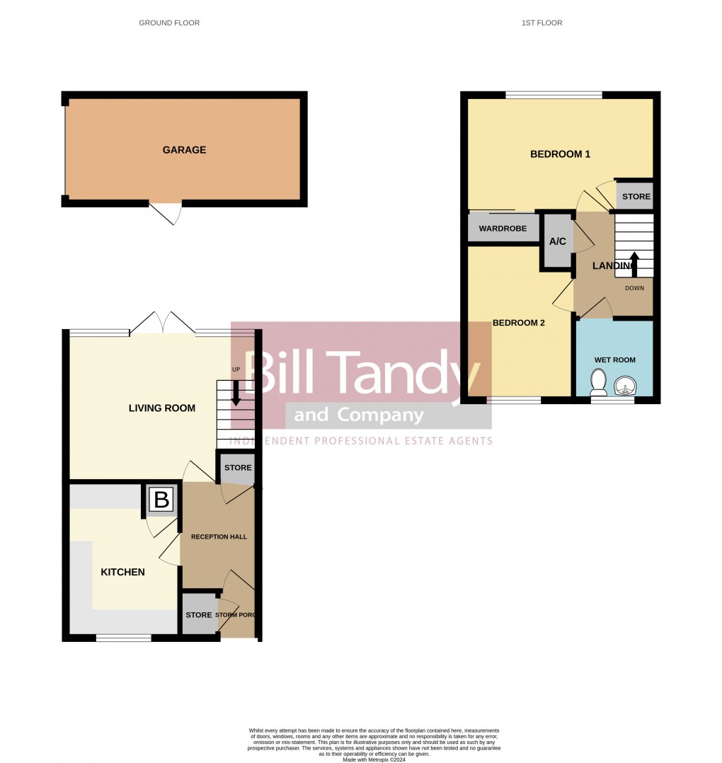 Floorplan for Linden Avenue, Burntwood, Staffordshire