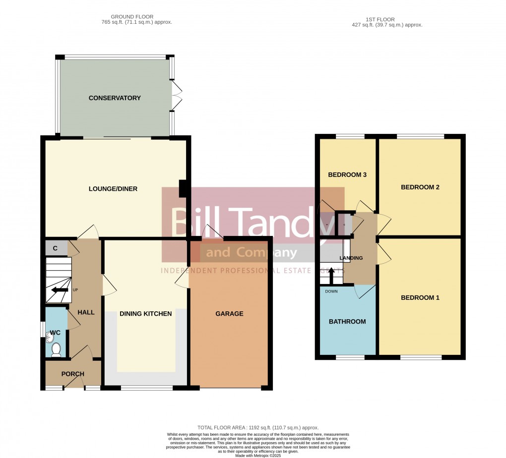 Floorplan for Cannock Road, Burntwood, Staffordshire