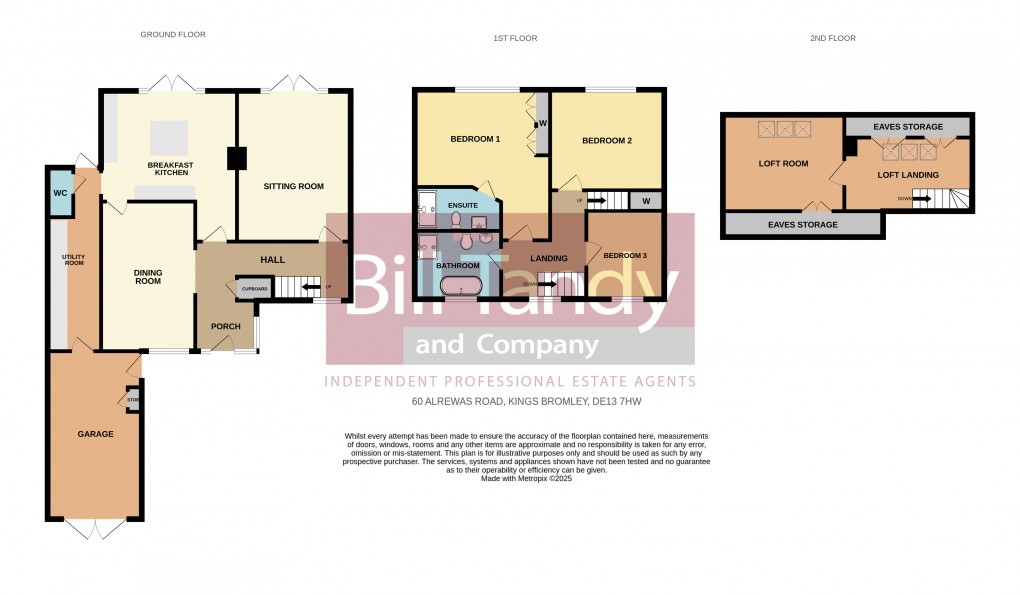 Floorplan for Kings Bromley, Burton-on-Trent, Staffordshire