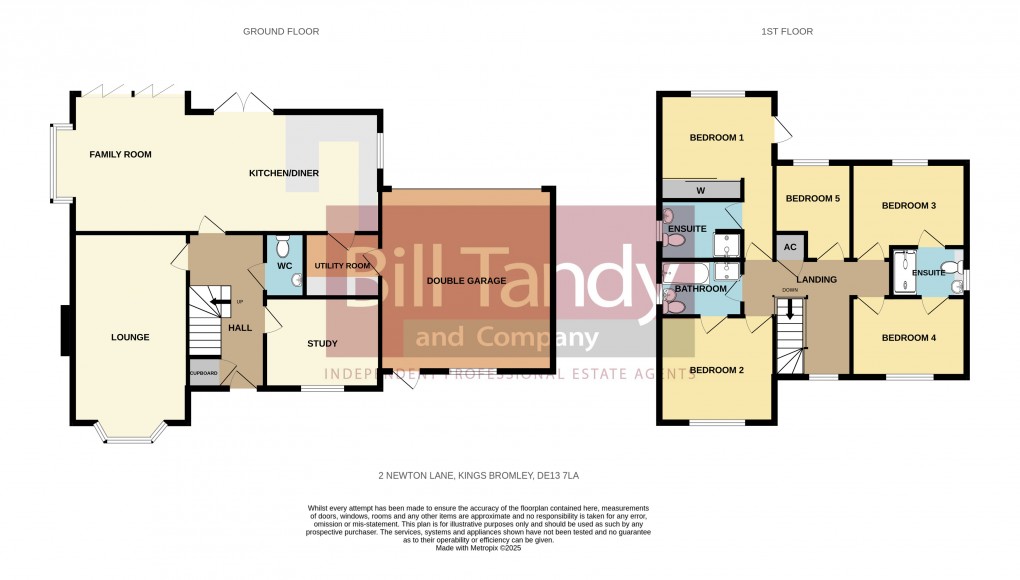 Floorplan for Kings Bromley, Burton-on-Trent, Staffordshire
