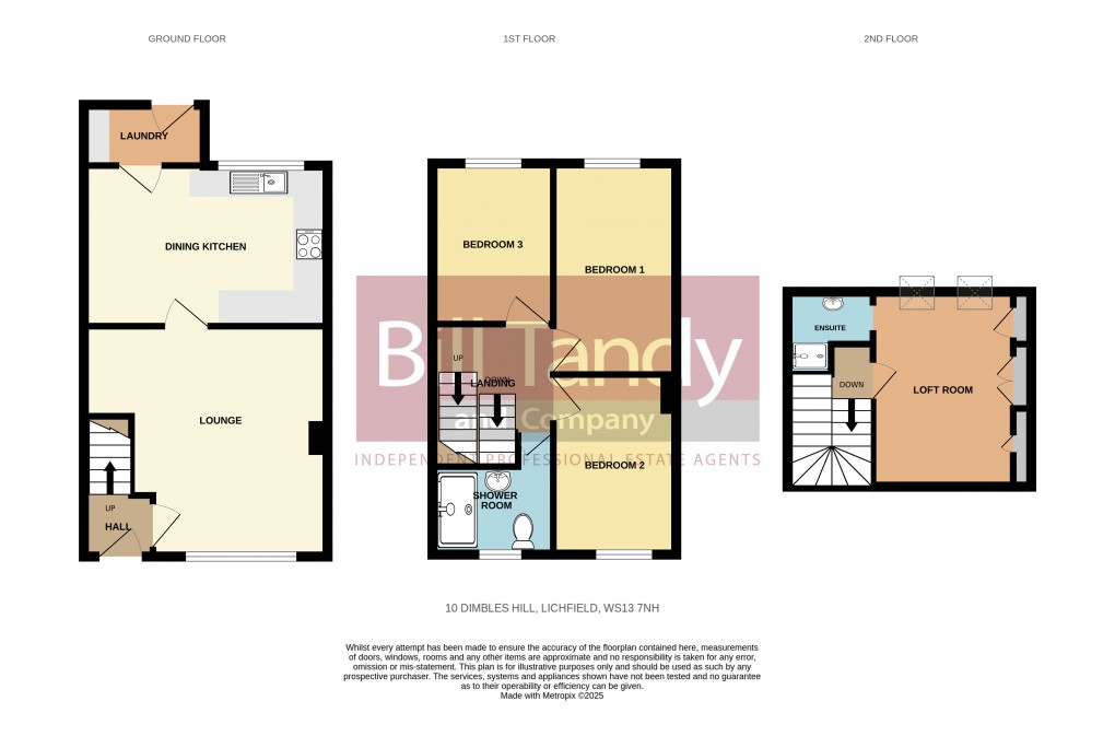 Floorplan for Dimbles Hill, Lichfield, Staffordshire