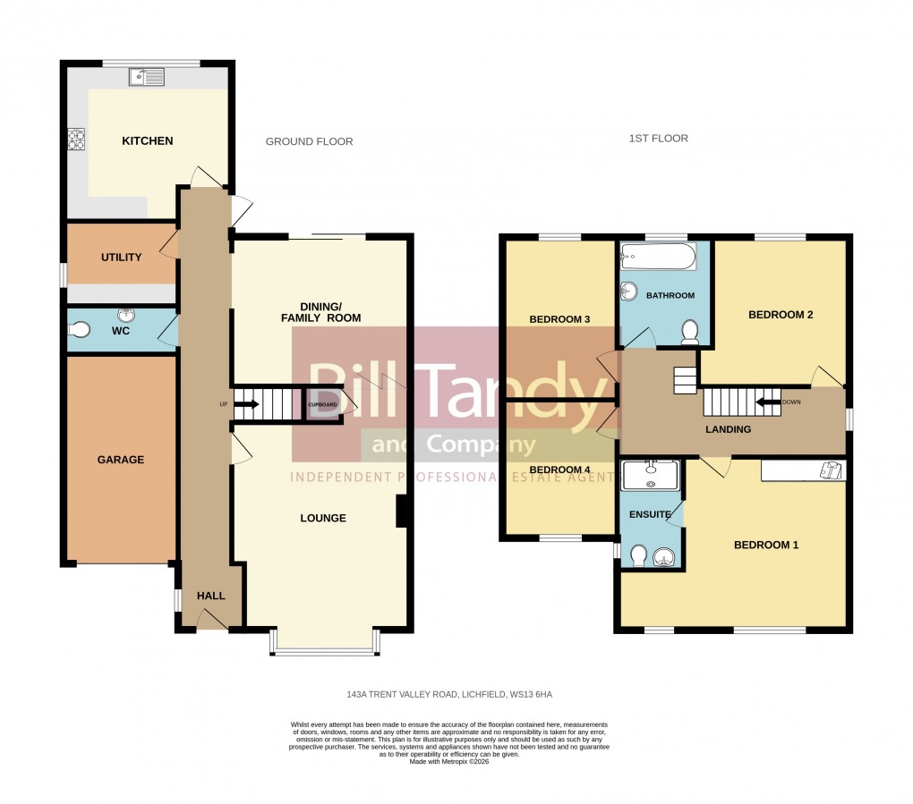 Floorplan for Trent Valley Road, Lichfield, Staffordshire