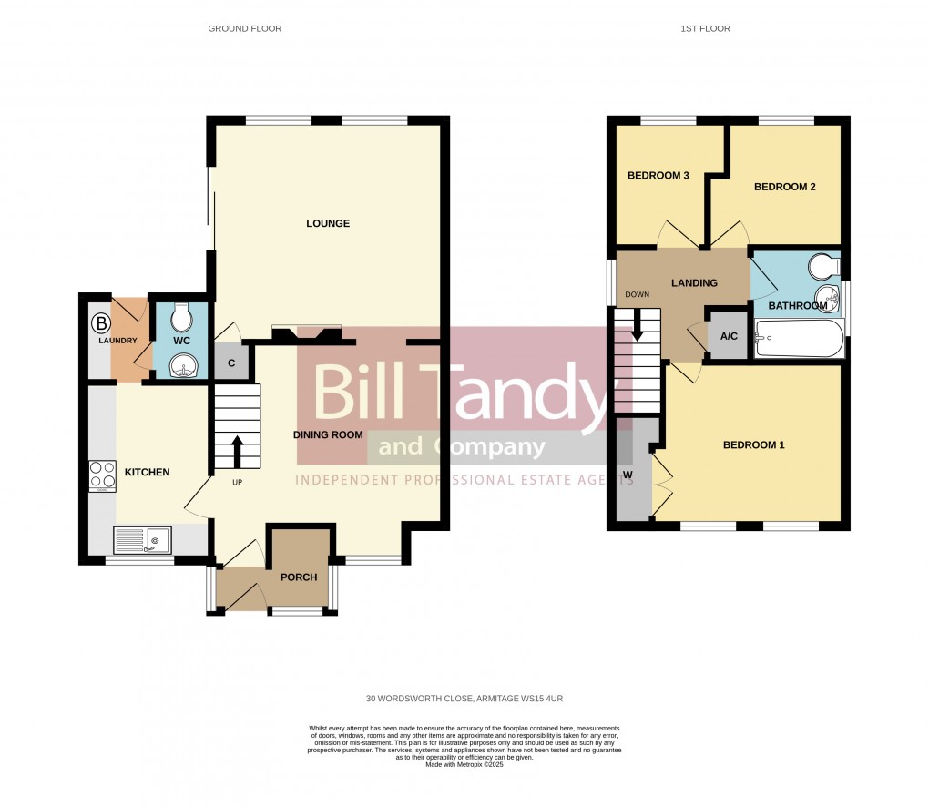 Floorplan for Armitage, Rugeley, Staffordshire