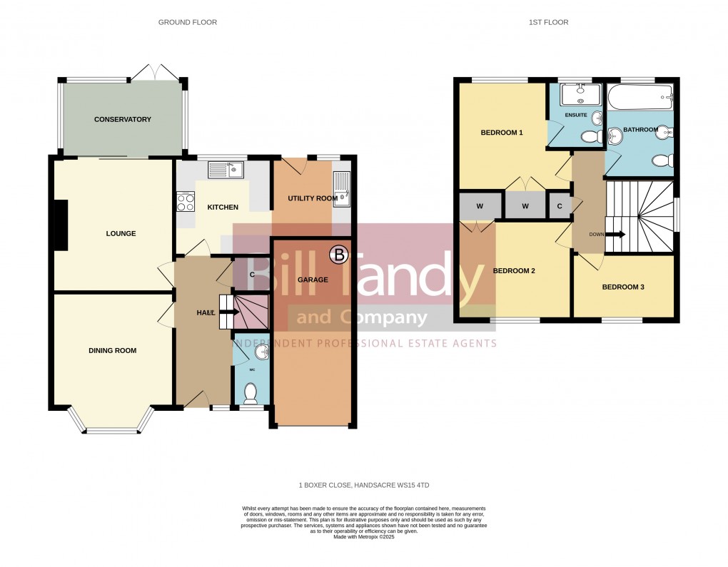 Floorplan for Handsacre, Rugeley, Staffordshire