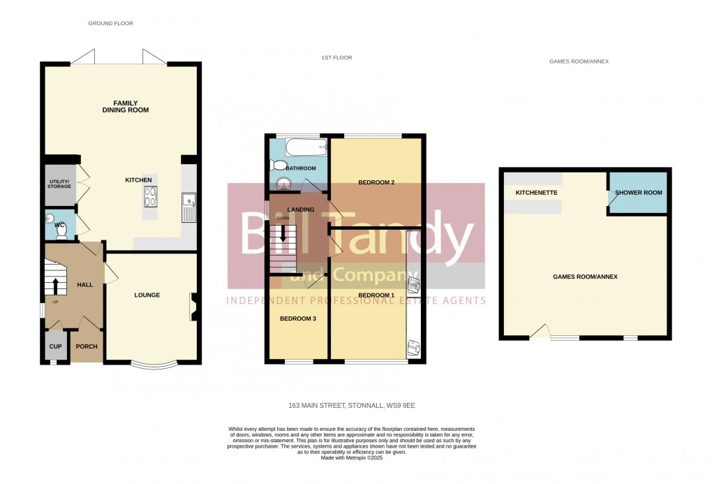 Floorplan for Stonnall, Walsall, West Midlands