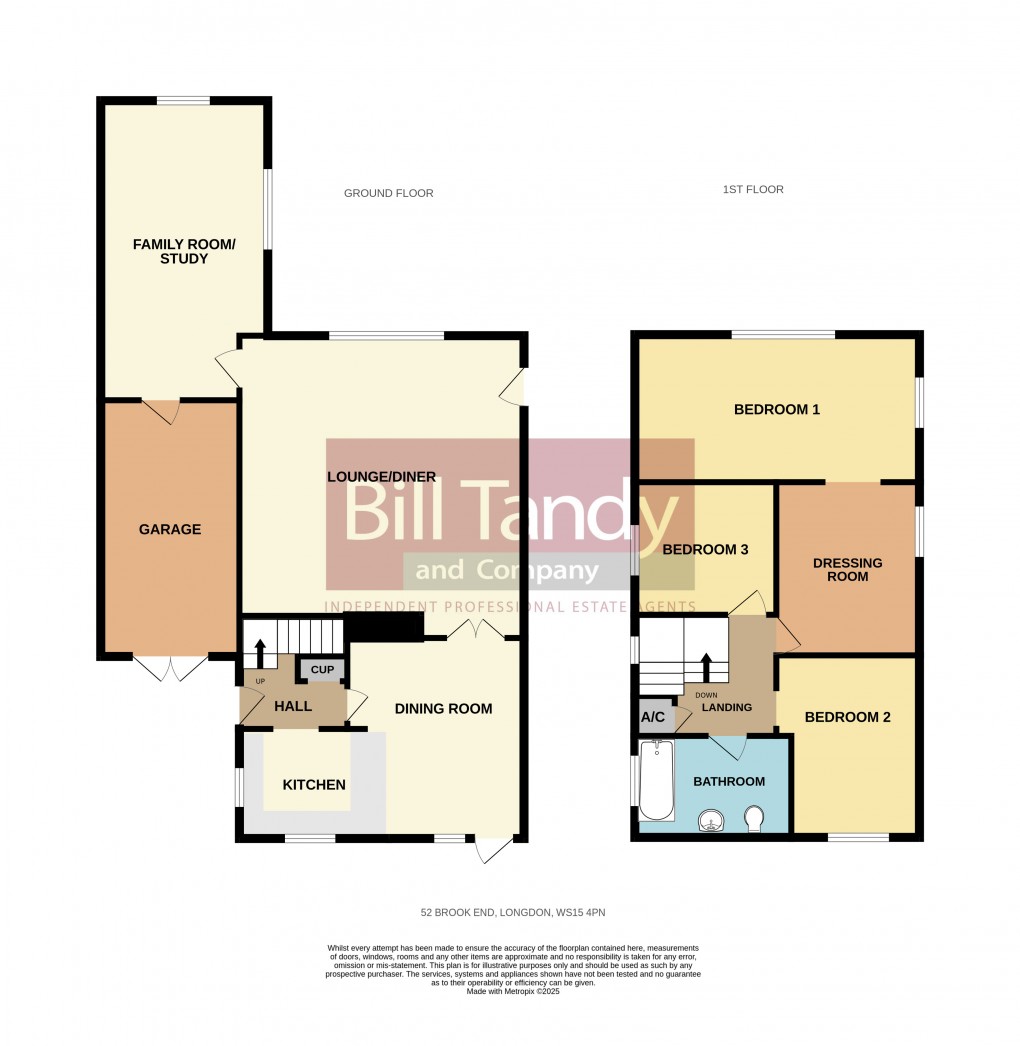 Floorplan for Longdon, Rugeley, Staffordshire
