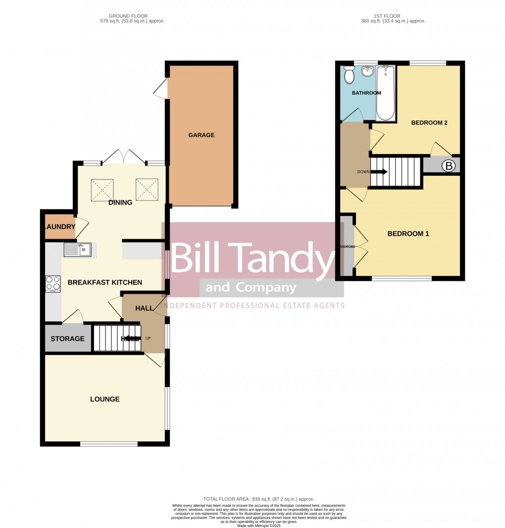 Floorplan for Nailers Drive, Burntwood, Staffordshire