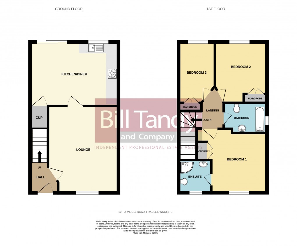 Floorplan for Fradley, Lichfield, Staffordshire