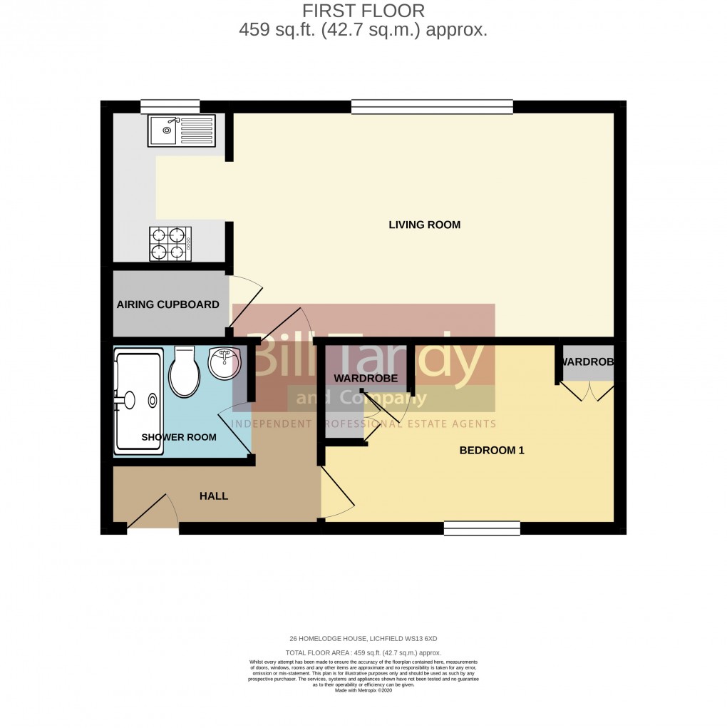 Floorplan for Castle Dyke, Lichfield, Staffordshire