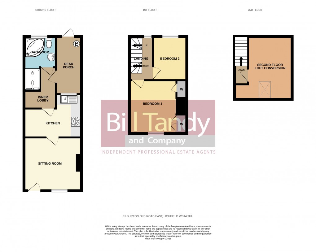 Floorplan for Burton Old Road East, Lichfield, Staffordshire
