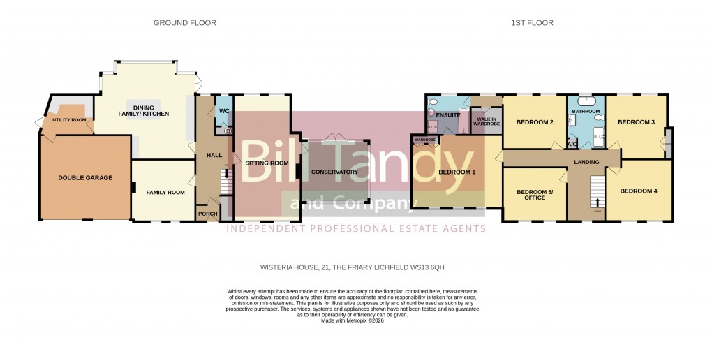 Floorplan for The Friary, Lichfield, Staffordshire