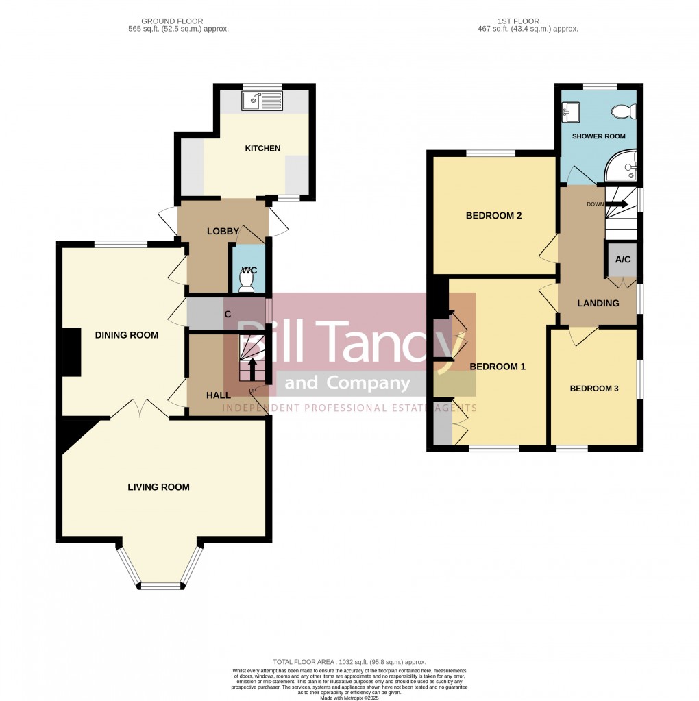 Floorplan for Brownhills, Walsall, West Midlands