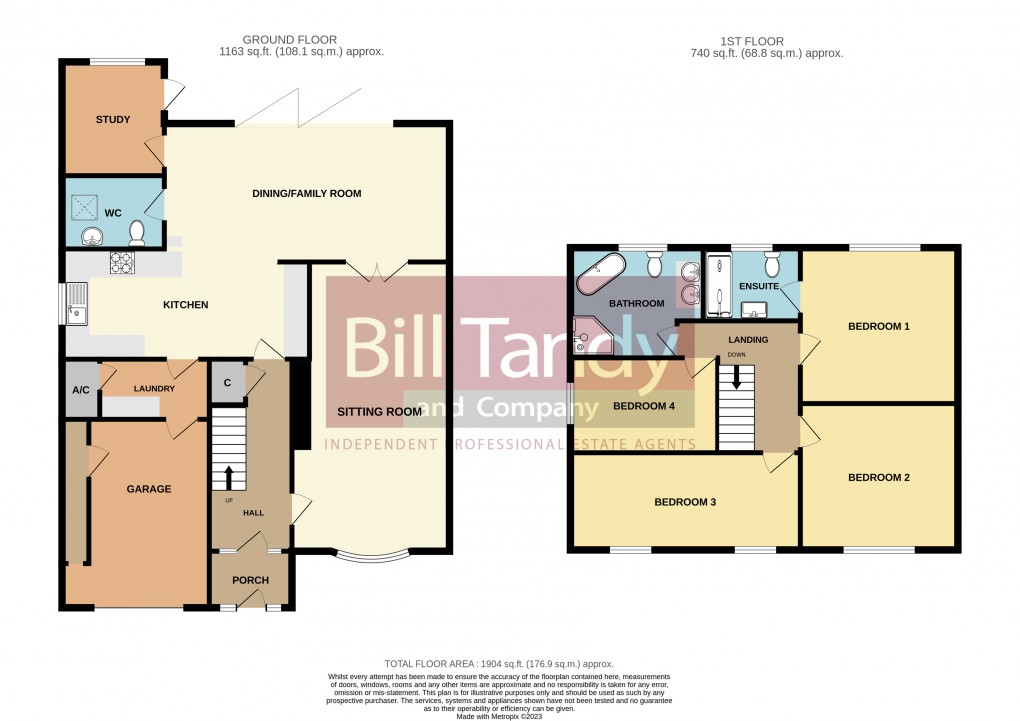 Floorplan for Hayfield Hill, Cannock Wood, Staffordshire