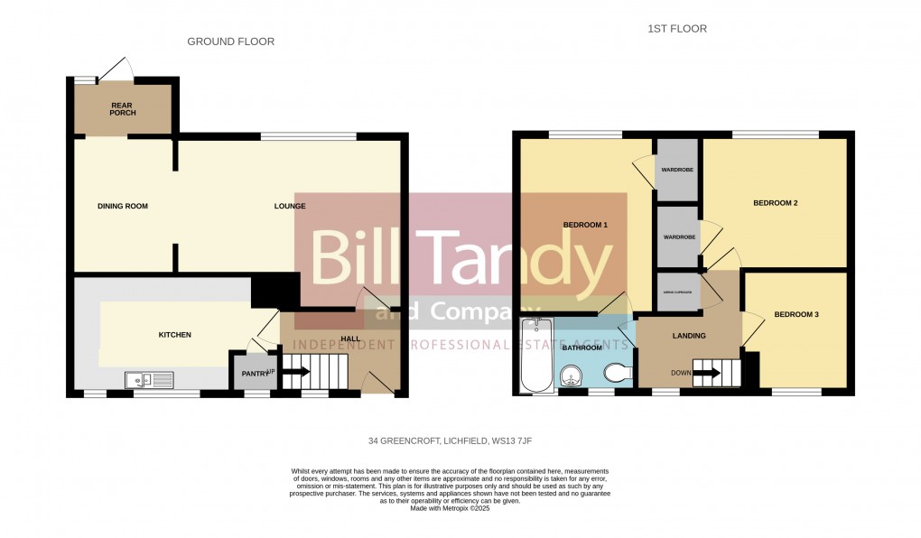 Floorplan for Greencroft, Lichfield, Staffordshire