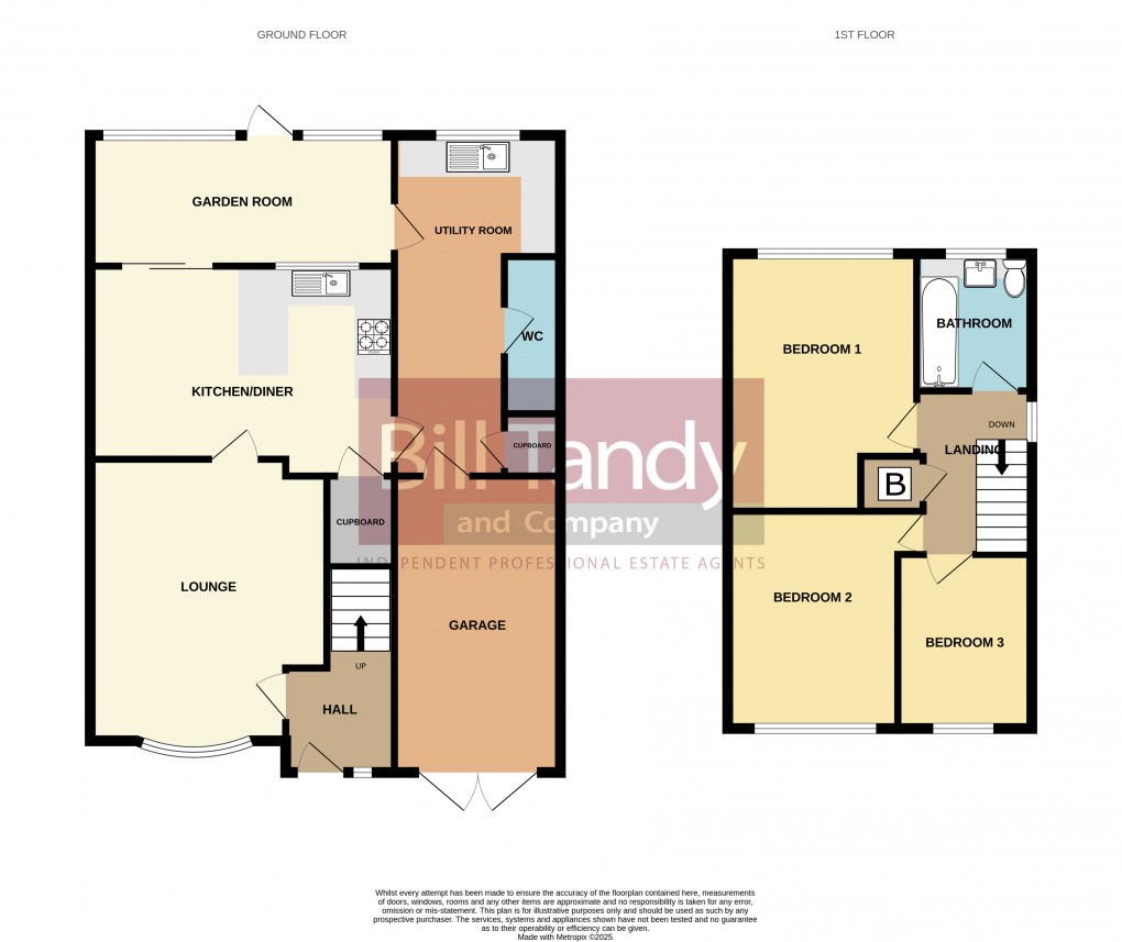 Floorplan for Hamps Close, Burntwood, Staffordshire