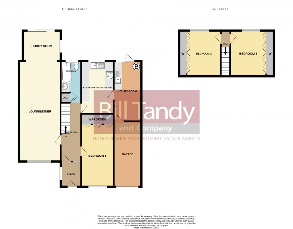 Floorplan for Chase Terrace, Burntwood, Staffordshire