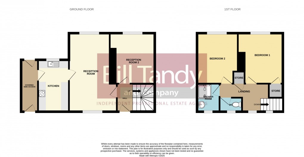Floorplan for Baker Street, Burntwood, Staffordshire