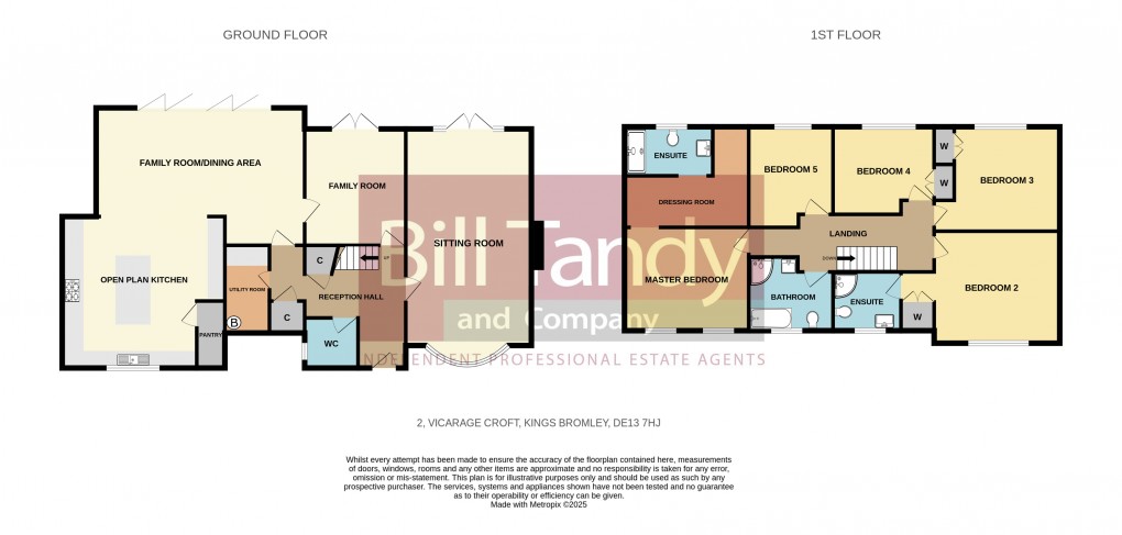 Floorplan for Kings Bromley, Burton on Trent, Staffordshire