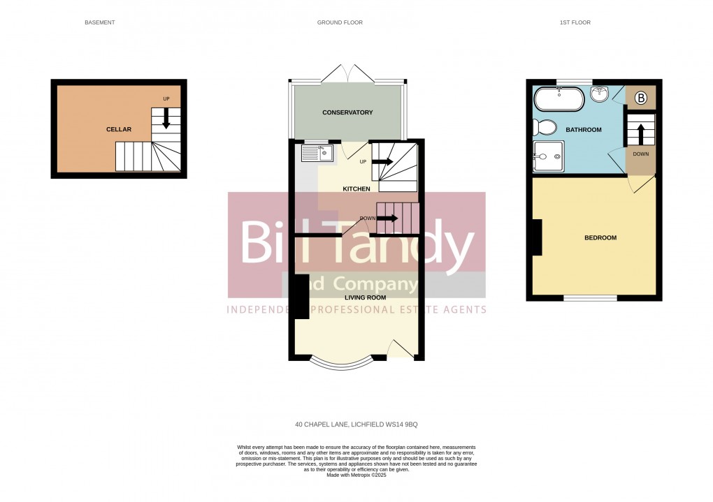 Floorplan for Chapel Lane, Lichfield, Staffordshire
