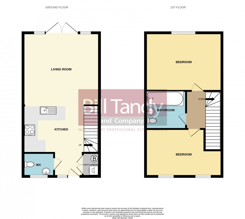 Floorplan for Murcott End, Burntwood, Staffordshire