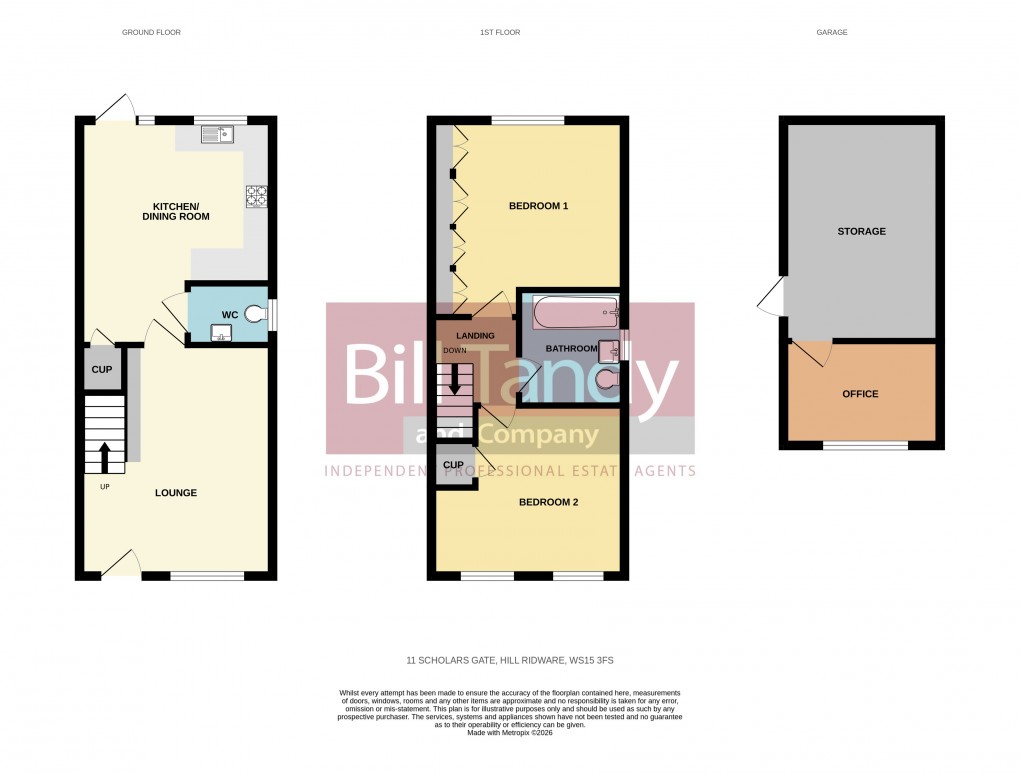 Floorplan for Hill Ridware, Rugeley, Staffordshire