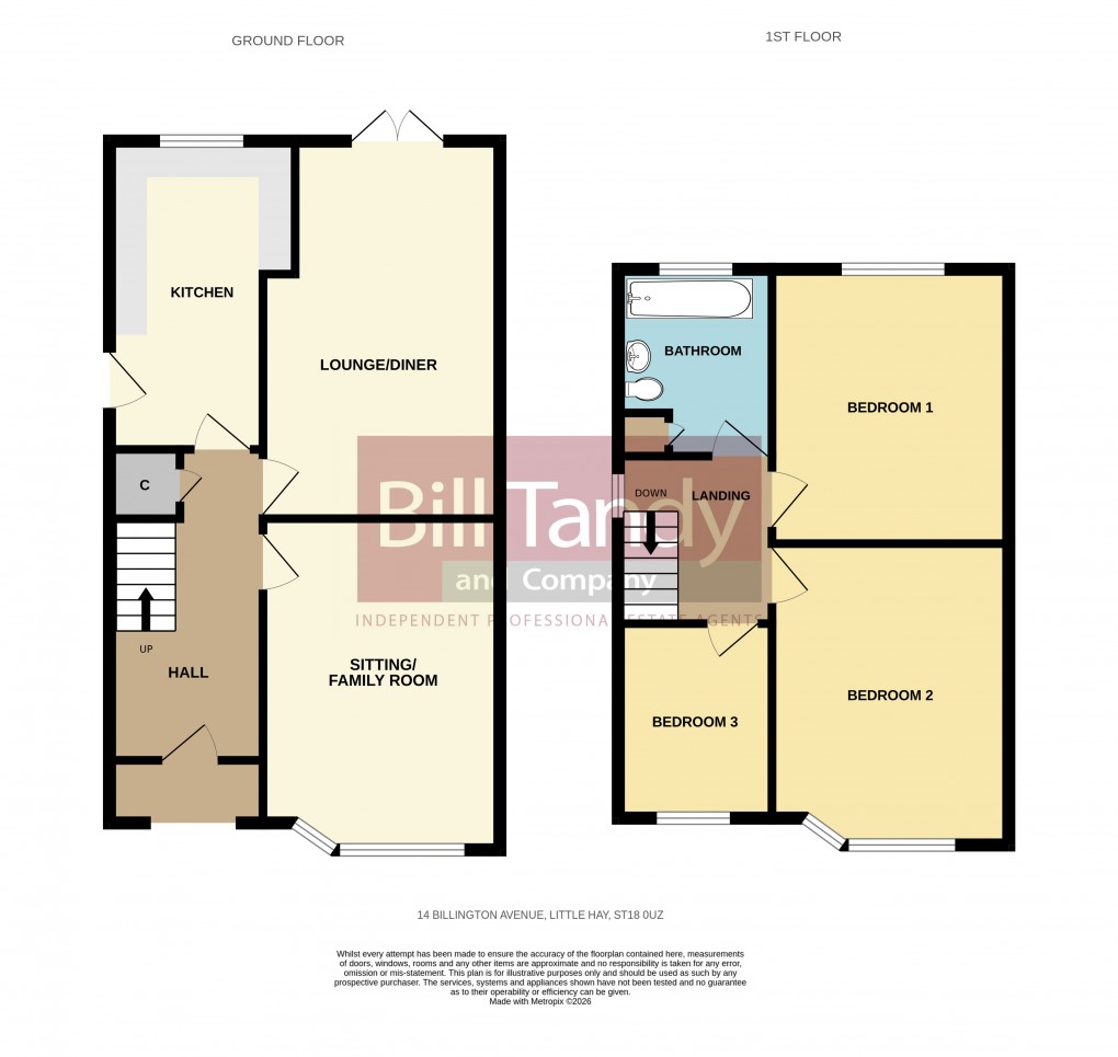Floorplan for Little Haywood, Stafford