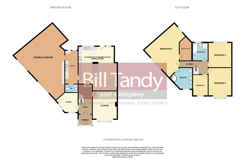 Floorplan for Aldridge, Walsall, West Midlands