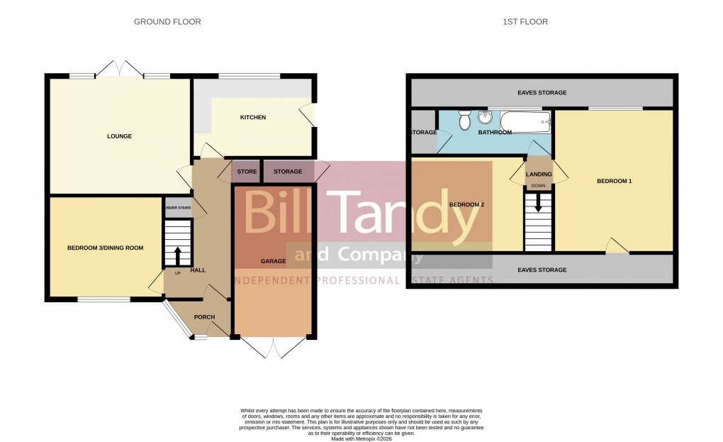 Floorplan for Boney Hay Road, Burntwood, Staffordshire