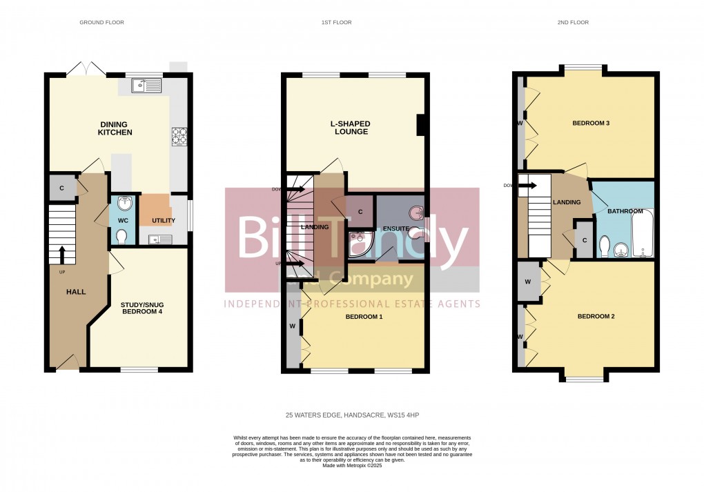 Floorplan for Handsacre, Rugeley, Staffordshire